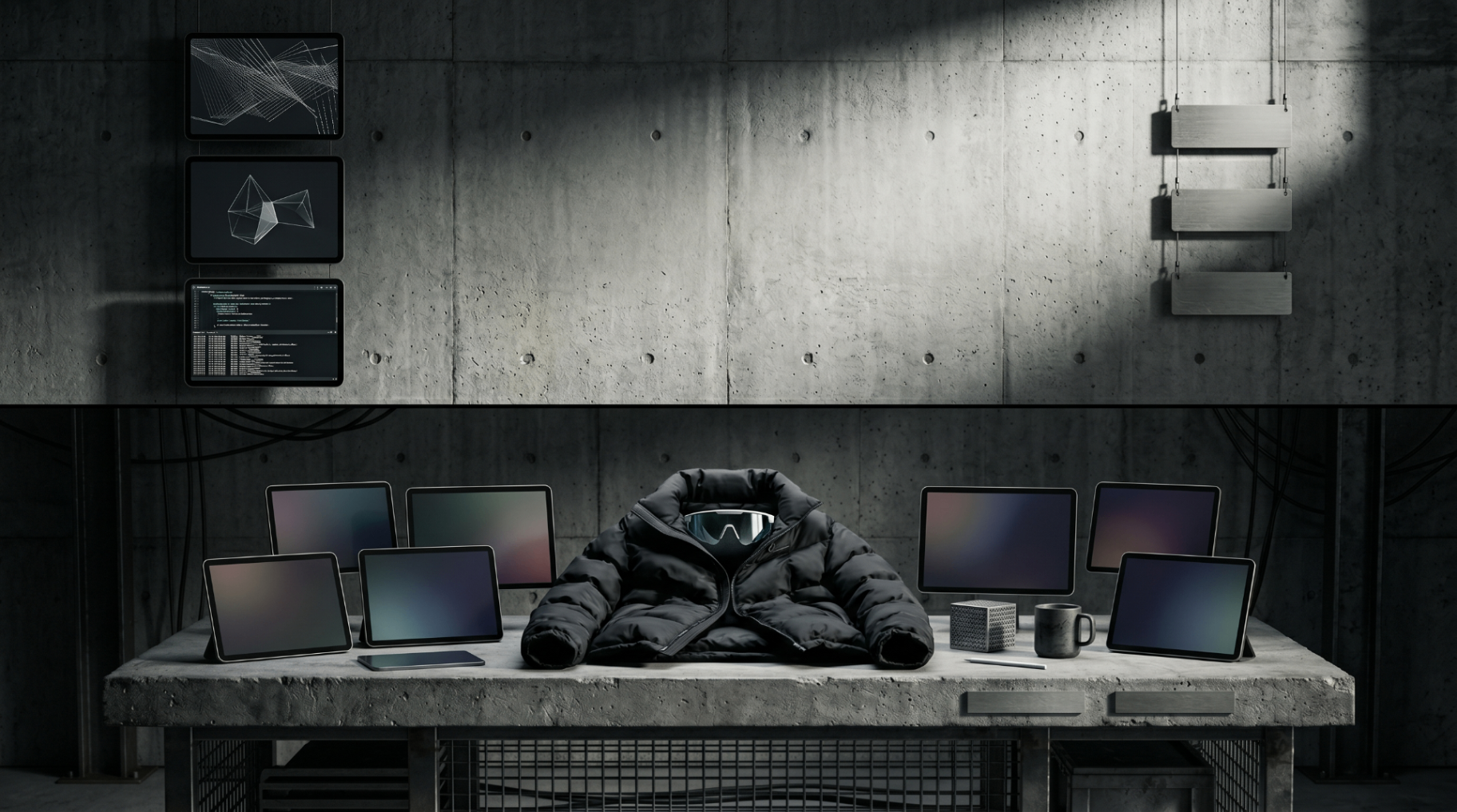 Frame cinematográfico — natureza encontra tecnologia